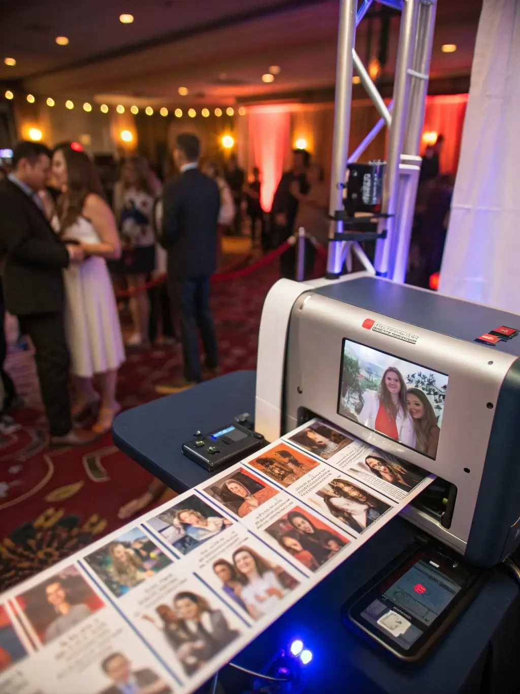 A close-up image showcasing the high-quality prints available with XirfadTech Solutions' photo booths, featuring vibrant colors and sharp details.